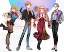 TRPG、動画、IRIAM等の立ち絵作成 します 創作キャラクターの立ち絵を制作いたします イメージ10