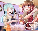 可愛い萌えイラスト，制作します 女の子の可愛さを最大限に引き出した絵を描きます イメージ4