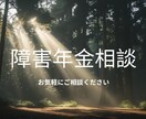 障害年金のお悩みプロがお話しお伺いします 年金事務所に行ったけれど先に進めない方遠慮なく御相談ください イメージ1