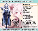 大手実績アリ！プロがご希望の立ち絵を描きます Vtuber・TRPGなどなど！高品質な立ち絵制作します イメージ3