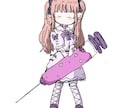 ゆるいイラストを制作します 商用利用〇 どのようなポーズにも対応しています！ イメージ6