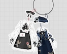 グッズ利用可！貴方の衣装のイラストを描きます 線画なしのふわっとしたテイストでお洋服のイラストを描きます イメージ2