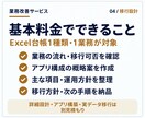 Excel業務のkintone移行を設計します 台帳１種類の移行方針と構成案。構築・データ移行は別途 イメージ2