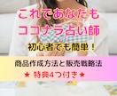 初心者☆ココナラ占い師になれる方法教えます スキル不要！時間に縛られない！商品作成方法と仕組み教えます イメージ1