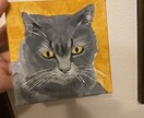 インテリアにもなる！ペットの似顔絵を描きます 10cm×10cmのキャンバスに描きます！ イメージ1