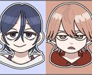 ポップでかわいいオリジナルイラストを制作します SNSアイコン/キャラクター/推し活 に♪ イメージ1