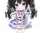 商用無料！アニメ調なミニキャライラスト作成します ファンタジーRPGゲーム作画経験あり！男女どちらも可◎ イメージ7