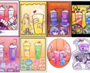 SNS用アイコン描きます 人物メインですが、ゆるめの画力でよろしければ動物も承ります イメージ2