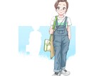 小学生のイラスト承ります 思い描く子供のキャラデザお描きします イメージ2