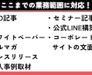 BtoBマーケティングのコンテンツを全て作成します コンテンツごとにライターを採用し直すのはもうやめませんか？ イメージ2