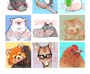 かわいい動物イラスト描きます 細かいご要望などお気軽にご相談ください。 イメージ3