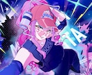 キラキラポップな可愛い女の子を描きます グッズ、記念イラストにおすすめです！！ イメージ8