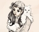 人物のイラストを作成します ラフで生き生きとしたイラストを描きます❗️ イメージ1