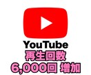 YouTube 再生回数を6000回増やします SNSの宣伝・拡散はおまかせください！ イメージ1