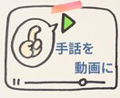指文字、簡単な手話を動画でお伝えします イラストだと指の形が合っているのか分からない…などのお悩みに イメージ1