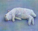 あなたの「うちの子」を油絵風のイラストにします 洋画を専門的に学んだイラストレーターです イメージ2