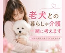 老犬との暮らしや介護のお悩みを一緒に考えます 食事・排泄・寝たきりなど、愛犬の介護をサポートします イメージ1
