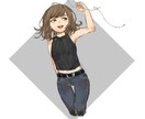 厚塗り・水彩ちっくー優しい雰囲気の似顔絵描きます 淡い、優しい風合いが好きな方へ。 イメージ5
