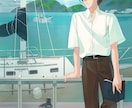 背景付き人物イラスト制作します 楽曲ジャケット、書籍の表紙、動画サムネ、ヘッダーなどに！ イメージ10