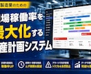 現場稼働率を最大化する生産計画システムを構築します 高額システムを使わずに段取り替え最少化と欠品防止を両立！ イメージ1