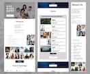 情報が整理されたWebデザインを一緒に制作します 高評価★5｜高品質デザイン｜コーディングは自作できる方 イメージ4