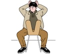 シンプルな人物イラスト描きます 【 おしゃれイラストで競合と差別化を 】 イメージ6