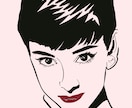 スタイリッシュでインパクトのあるイラストを描きます 線と色で魅せる、モダンでファッショナブルなトレースアート イメージ2