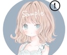 淡くふんわりなアイコンなどイラスト描きます 絵柄を2種類からお選びいただけます。アイコン以外も対応！ イメージ2