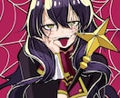 ダークから鮮やかさまで。目を引く女の子を描きます 理想全部叶えます！初回割引＆無制限修正付き！ イメージ4