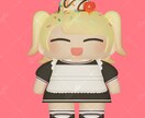 3Dでむっちりかわいいデフォルメキャラを作成します YouTubeやSNSのアイコン、グッズ作成などにおすすめ！ イメージ4