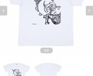 オリジナルTシャツ（トレーナー）をデザイン致します 古典的な線画をメインとしたイラストが得意です！ イメージ3
