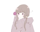 Twitter等のアイコンをかきます 女の子のみですがTwitterなどのアイコンを描きます。 イメージ4