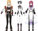 キャラクターや衣装のラフデザインを製作いたします ゲーム・VTuberの立ち絵,設定画,新衣装が必要な方へ イメージ4