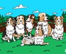 カートゥーンなペット似顔絵描きます プレゼント☆記念品に大変喜ばれています！ペット専用 イメージ9