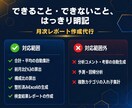 売上・広告費の月次レポートを作成します CSVを集計し、前月比・構成比・検査結果付きで納品します イメージ3