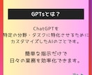 専門知識不要！｜プロンプト作成GPTsを提供します AI導入でプロンプト構築｜革命的ChatGPTで効率化・支援 イメージ2