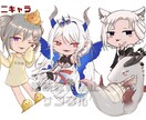 IRIAMで使える!SDキャラ描きます 透過あり、透過なしの2枚を納品します! イメージ5