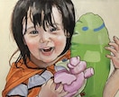 プレゼントにいかがですか！油絵の似顔絵描きます 離れて暮らすなど人へプレゼントにいかがですか？ イメージ1