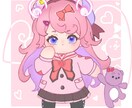 低価格でミニキャラでアイコン、イラスト描きます かわいいぬいぐるみ風デフォルメキャラを描きます イメージ2