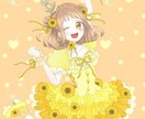 コテキャラ・アイコン・ヘッダー画像描きます オリキャラもお任せ下さい！！女の子キャラ得意です！ イメージ4