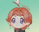 SNS用のアイコンイラスト描きます 背景色差分、表情差分なども対応可！ イメージ2