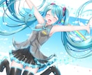 女性キャラのイラスト描きます 歌い手・ボカロ・Vtuber動画のお供に1枚！ イメージ1