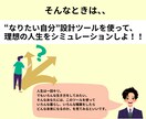 あなたにあった生き方を設計するツールをお渡しします 職業、ライフコンセプトを含めたお金と時間のトータルデザイン イメージ3