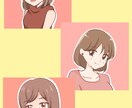女の子キャラ限定！〇〇風アイコン描きます 即納品を心がけております♪お急ぎの方ご相談下さい イメージ1