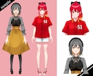 Live2D(イラスト&モデリング)制作します 貴方がずっと大切にしたくなるモデルを丁寧に、真心込めて。 イメージ5