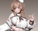 フィギュアの3D原型データを作成します ハイクオリティのフィギュア用原型を制作します！ イメージ2