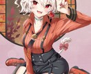 美少女キャラクターの一枚絵描きます キラキラかわいい美少女キャラクターのイラストを作成します！ イメージ8