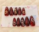 02⌒ 現品ネイルチップ販売します 一つ一つ丁寧に作成しております。 イメージ1