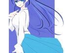 フラットデザインなキャライラストを描きます スマートフォンの壁紙やSNSアイコンなどにおすすめです！ イメージ7