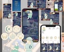 150枚超！インスタ占い特化テンプレ販売します 発信が整う！テンプレート＆デザイン素材集150枚超え イメージ5